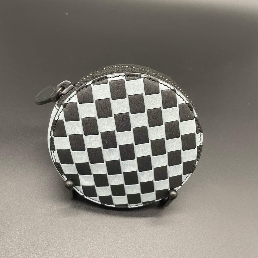 NEW Bottega Veneta Intrecciato Leather Coin Zip Pouch